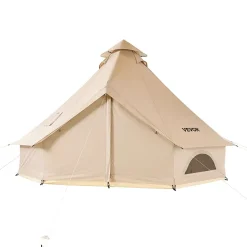 VEVOR Oxford Bell Tent, 4 Seasons 13.12 ft Yurt Tent for Camping with Stove Jack, Waterproof Breathable Holds up to 4 People with Zipped Detachable Floor, Family Camping Glamping Outdoor Hunting Party