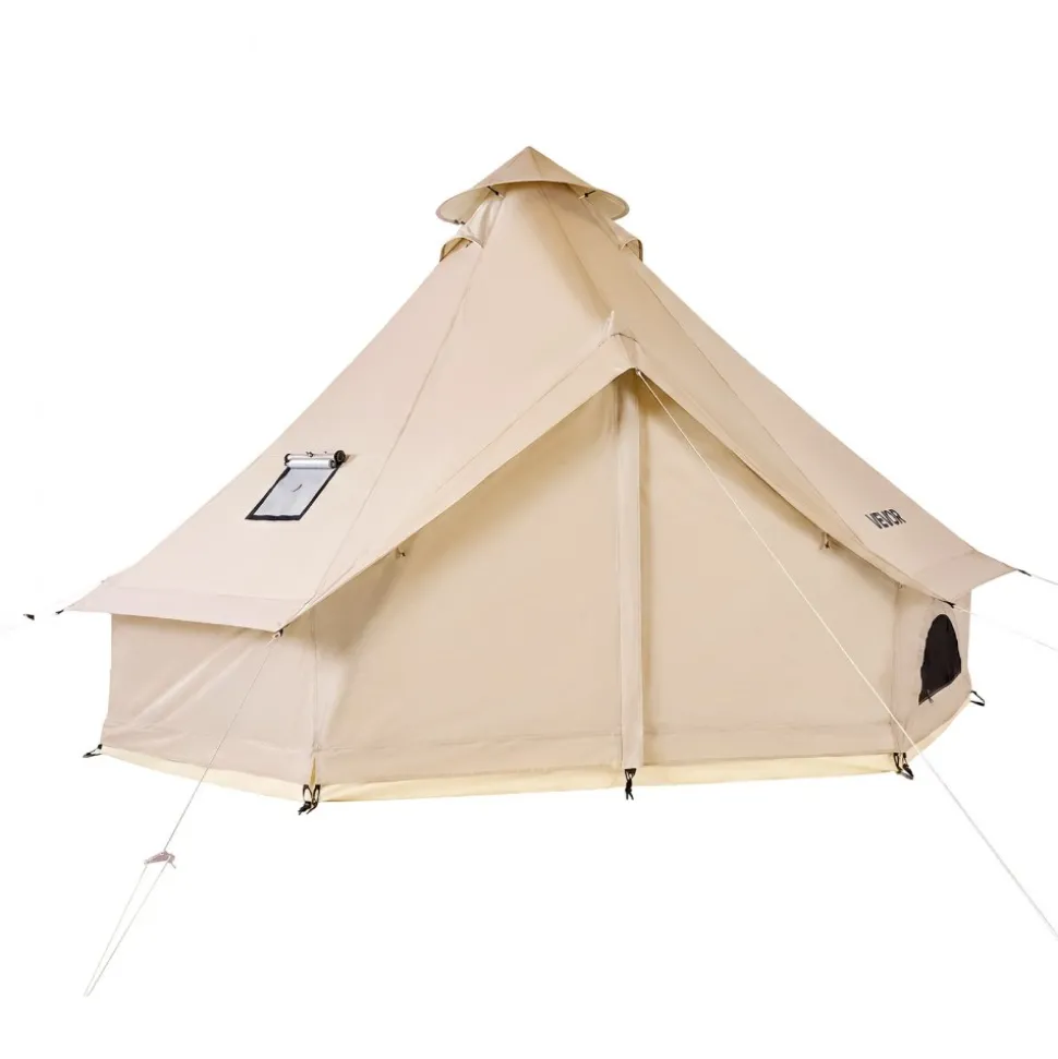 VEVOR Oxford Bell Tent, 4 Seasons 9.84 ft Yurt Tent for Camping with Stove Jack, Waterproof Breathable Holds up to 3 People with Zipped Detachable Floor, Family Camping Glamping Outdoor Hunting Party