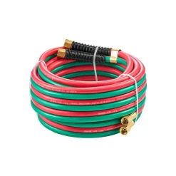 VEVOR Oxygen Acetylene Hose, 1/4-Inch x 25FT Oxy Acetylene Hose with 9/16