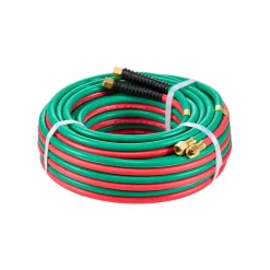 VEVOR Oxygen Acetylene Hose, 1/4-Inch x 50FT Oxy Acetylene Hose with 9/16