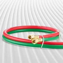 VEVOR Oxygen Acetylene Hose, 1/4-Inch x 100FT Oxy Acetylene Hose with 9/16