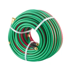 VEVOR Oxygen Acetylene Hose, 1/4-Inch x 100FT Oxy Acetylene Hose with 9/16
