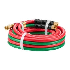 VEVOR Oxygen Acetylene Hose, 1/4-Inch x 15FT Oxy Acetylene Hose with 9/16