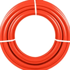 VEVOR Oxygen Barrier 1/2 Inch 300 Feet Tube Coil EVOH PEX-B Pipe, for Residential Commercial Radiant Floor Heating, Red