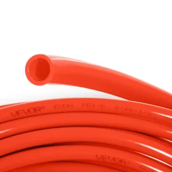 VEVOR Oxygen Barrier 1/2 Inch 300 Feet Tube Coil EVOH PEX-B Pipe, for Residential Commercial Radiant Floor Heating, Red