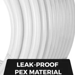 VEVOR Oxygen Non-Barrier PEX Tubing 300 Ft White 3/4 Inch PEX Pipe Radiant Heat Floor EVOH Pex-B Heat Durable Plumbing Flexible for Residential Commercial Heating Plumbing