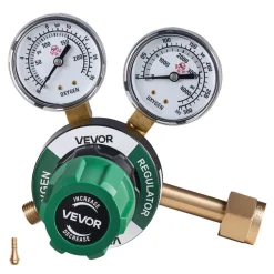 VEVOR Oxygen Regulator, Precise Oxy Regulator, 0-4000PSI Welding Gas Gauge with CGA-540 Inlet Connection & 9/16