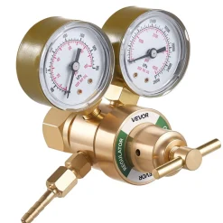 VEVOR Oxygen Regulator, Precise Oxy Regulator, 0-4000PSI Welding Gas Gauge with CGA-540 Inlet Connection & 9/16