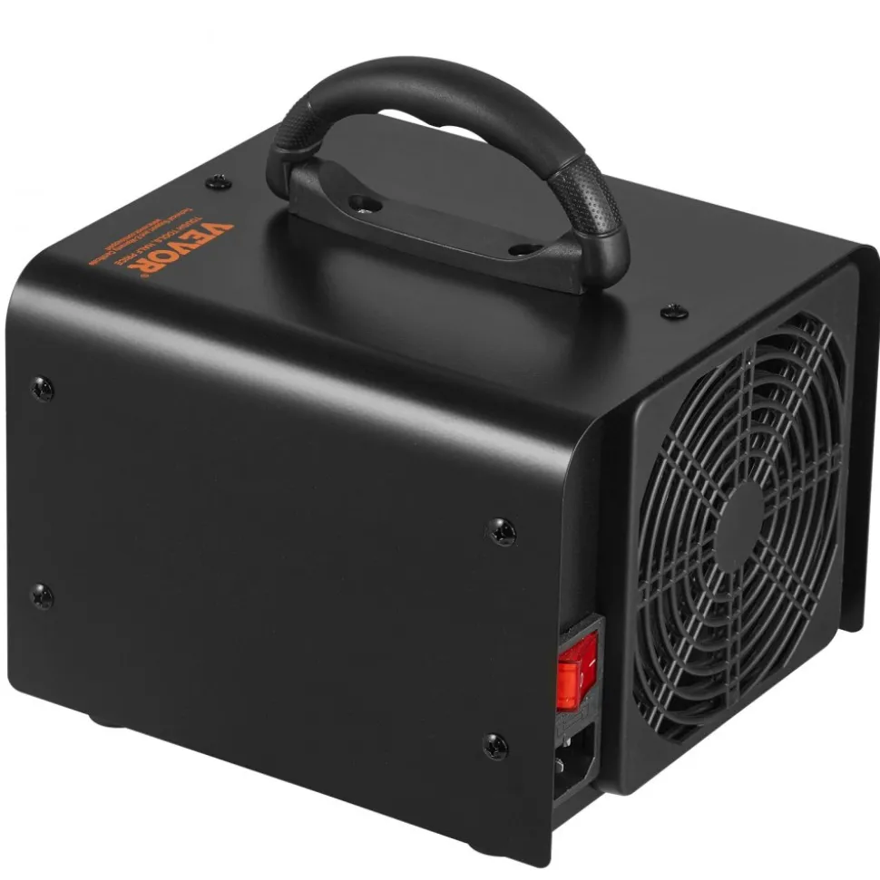 VEVOR Ozone Generator, 24000mg/h Ozone Machine Odor Remover, High Capacity Commercial/Industrial Ozone Generator Machine, Home Air Ionizers Deodorizer with 0-120 min Time Setting for Rooms, Cars, Pets