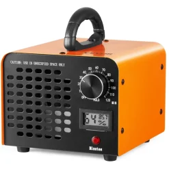 VEVOR Ozone Generator, 12000mg/h Ozone Machine Remover, High Capacity Commercial/Industrial Ozone Generator Machine, Home Air Ionizers Deodorizer with 0-120 min Time Setting for Rooms, Cars, Pets