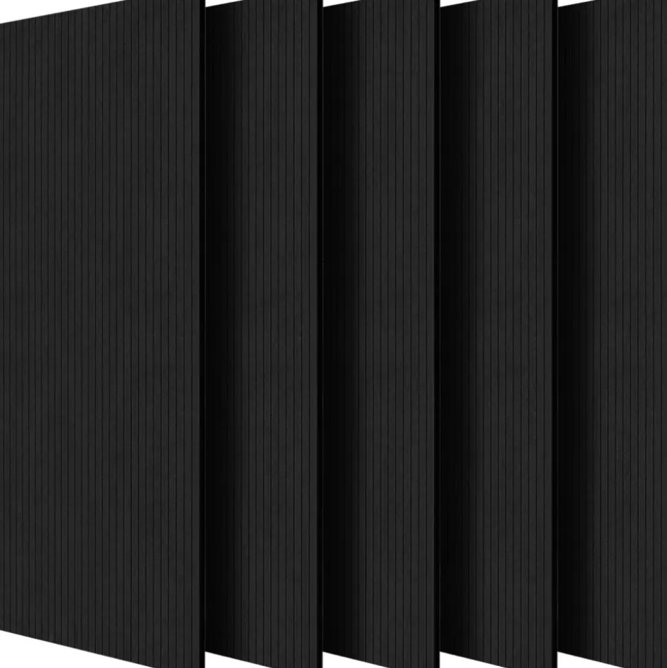 VEVOR 18 Pack Acoustic Panels with Self Adhesive, 11.8 x 11.8 x 0.4 inch Sound Proof Foam Panels, Polyester Fiber Soundproof Wall Panels High Density, for Home, Studio, Office, Theater, Black