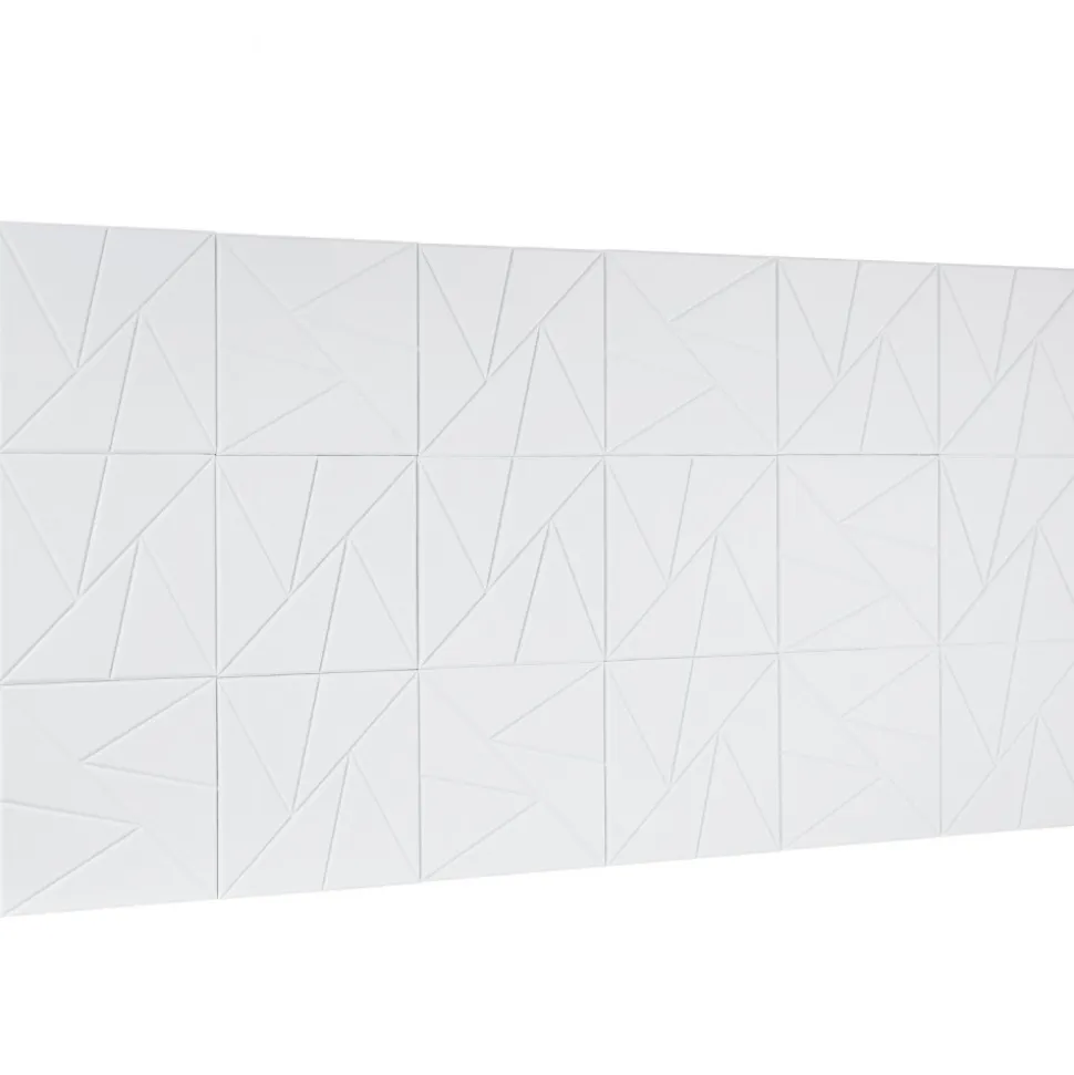 VEVOR 18 Pack Acoustic Panels with Self Adhesive, 11.8 x 11.8 x 0.4 inch Sound Proof Foam Panels, Polyester Fiber Soundproof Wall Panels High Density, for Home, Studio, Office, Theater, White