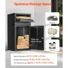 VEVOR Package Delivery Boxes for Outside, Extra Large Mailbox with Coded Lock, Galvanized Steel Wall Mounted Mailboxes 17.3"x13.8"x22.8", Anti-Theft Baffle, IPX3 Waterproof for Porch, Curbside