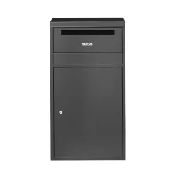 VEVOR Package Delivery Boxes for Outside, Extra Large Mailbox with Coded Lock, Galvanized Steel Wall Mounted Mailboxes 17.3