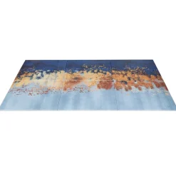 VEVOR 6 Pack Art Acoustic Panels, 70.87 x 47.24 x 0.4 inch Soundproof Wall Tiles, Self Adhesive Decorative Sound Dampening Absorbing Boards for Home, Office, Studio, Gaming Room,Theater, Pastel