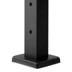 VEVOR 4-Pack Cable Railing Post, 36x2x2 In Horizontal-Hole Deck Railing Post with Pre-Drilled Holes, Stainless Steel Cable Rail Post with Horizontal and Curved Bracket, Black, 4JZLGZXHS914MY65M001V0