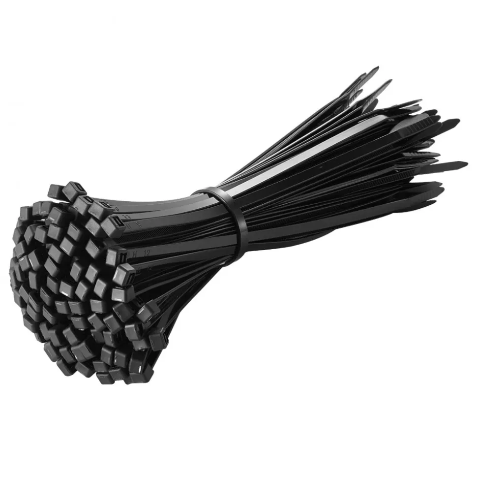 VEVOR 1000 Pack Cable Zip Ties, 8-inch Heavy Duty Cable Wire Ties with 45LBS High Tensile Strength, Multi-Purpose Self-Locking Nylon Tie Wraps, Heat & Cold Resistant for Indoor and Outdoor Use