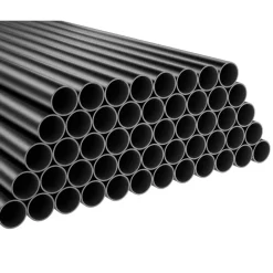 VEVOR 125 Pack Deck Balusters, 26 in Aluminum Railing Spindles, 3/4 in Diameter Hollow Round Metal Decking Stair Balusters with Connectors, Screws, for Deck, Porch & Staircase Railing Fence, Black