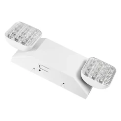 VEVOR 6 Pack Emergency Lights for Business, with Battery Backup, Commercial LED Emergency Exit Lighting Fixtures, AC 120/277V, with Two Square Head Adjustable, 90-Minute Backup, for Business, White