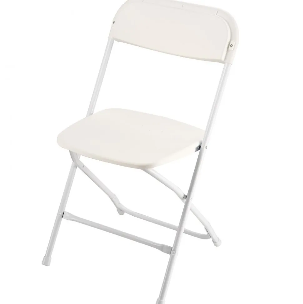 VEVOR 4 Pack Folding Chairs, Foldable Leather Chairs with Heavy Duty Metal Frame & Padded Cushion, Portable Folding Card Table Chairs, Stackable Seats for Home, Yard, Garden, Parties, Events, Khaki