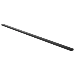VEVOR 4 Pack 6.5 ft Stainless Steel Handrail, Rectangular Top Stair Deck Hand Rail for Outdoor/Indoor Steps with End Cap,Matte Black Coating Adjustable Metal Stair Rail for Cable Railing Kit