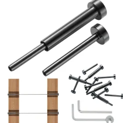 VEVOR 40 Pack Invisible Cable Railing kit, T316 Stainless Steel 1/8