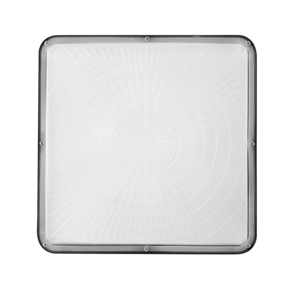 VEVOR 4 Pack LED Canopy Lights, 150W, 16500LM 5000K Daylight Commercial Industrial Outdoor Canopy Lights, 12.4"x12.4" Surface Mount Ceiling Lighting for Gas Station Warehouse Garage Street Shop, IP65