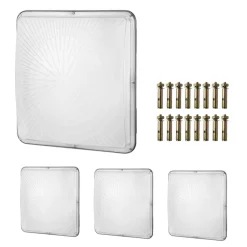 VEVOR 4 Pack LED Canopy Lights, 150W, 16500LM 5000K Daylight Commercial Industrial Outdoor Canopy Lights, 12.4