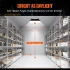 VEVOR 4 Pack LED Canopy Lights, 80W, 8800LM 5000K Daylight Commercial Industrial Outdoor Canopy Lights, 10.08"x10.08" Surface Mount Ceiling Lighting for Gas Station Warehouse Garage Street Shop, IP65
