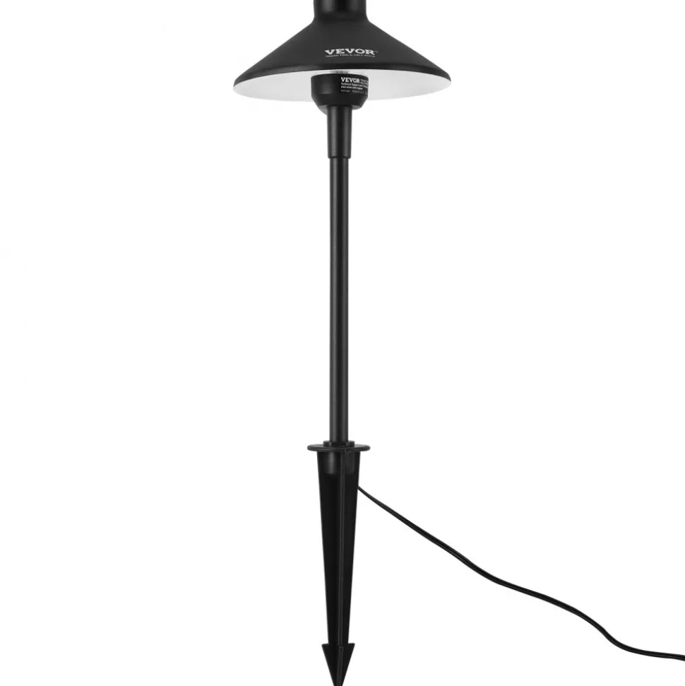 VEVOR 12 Pack Low Voltage Landscape Path Lights, 3W 210LM 12V-24VAC/DC Outdoor LED Pathway Lighting, 3000K Warm White Walkway Lights with Quick Connectors, IP66 Waterproof for Yard Garden Sidewalk