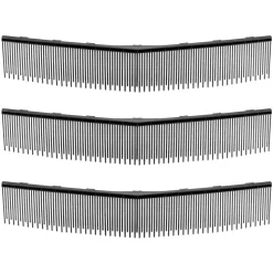 VEVOR 3 Packs Lawn Sweeper Brush Replacement, Compatible with VEVOR 26 in Lawn & Leaf Collector Sweepers, Yard Sweeper Brush Paddle with Durable V-Shaped Bristles for Easy Grass Leaf Cleanup