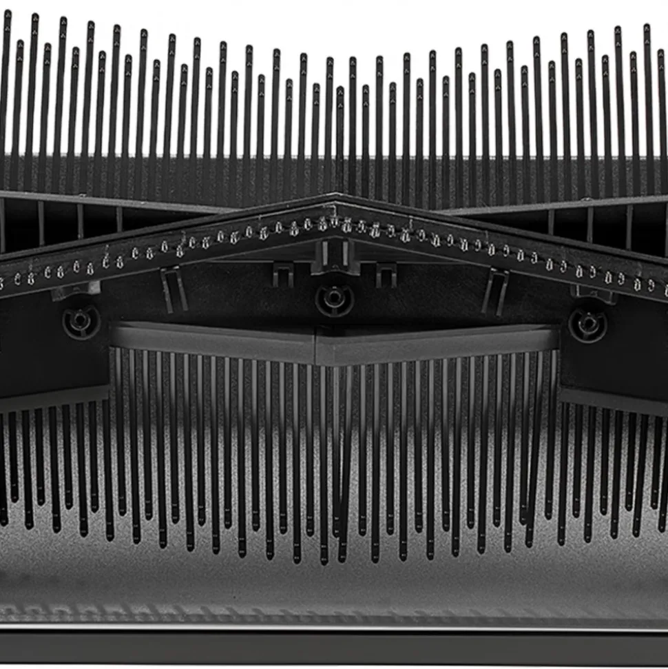 VEVOR 3 Packs Lawn Sweeper Brush Replacement, Compatible with VEVOR 30 in Lawn & Leaf Collector Sweepers, Yard Sweeper Brush Paddle with Durable V-Shaped Bristles for Easy Grass Leaf Cleanup