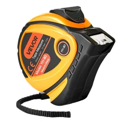 VEVOR 2 Packs Tape Measure 25 ft Length, Measuring Tape with Retractable, Imperial and Metric ft/m Dual-Scale & ABS Case & Easy Read Steel Measurement Tool,for Outdoor,Decoration