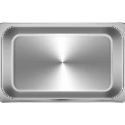 VEVOR 6 Pack Steam Table Pans 20.9 x 12.8 x 5.9 Inch Deep Steam Table Pan Full Size 20.5L Deep Food Container Stainless Steel Oven Tray Hotel Pans Anti-Jam Steam Table Food Pan