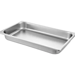 VEVOR 6 Pack Steam Table Pans 20.9 x 12.8 x 2.6 Inch Deep Steam Table Pan Full Size 8.5L Deep Food Container Stainless Steel Oven Tray Hotel Pans Anti-Jam Steam Table Food Pan
