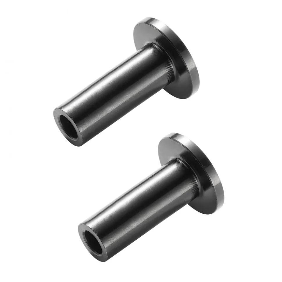 VEVOR 101 Pack T316 Stainless Steel Protector Sleeves for 1/8" Wire Rope Cable Railing, DIY Balustrade T316 Marine Grade, Come with A Free Drill Bit, Black