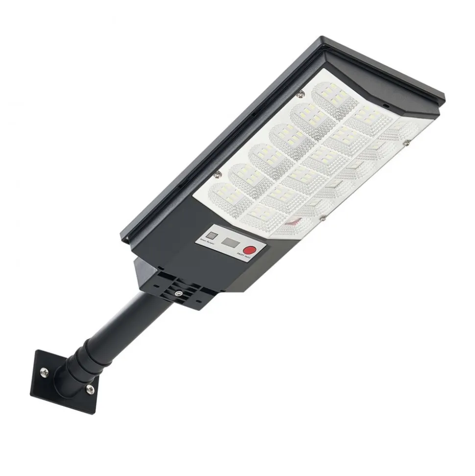 VEVOR 4 Pack 500W Solar Street Lights Outdoor, 50000LM, Commercial Parking Lot Lights Dusk to Dawn, LED Flood Security Lamp with Motion Sensor, IP65 Waterproof Outdoor Lighting, for Driveway Yard