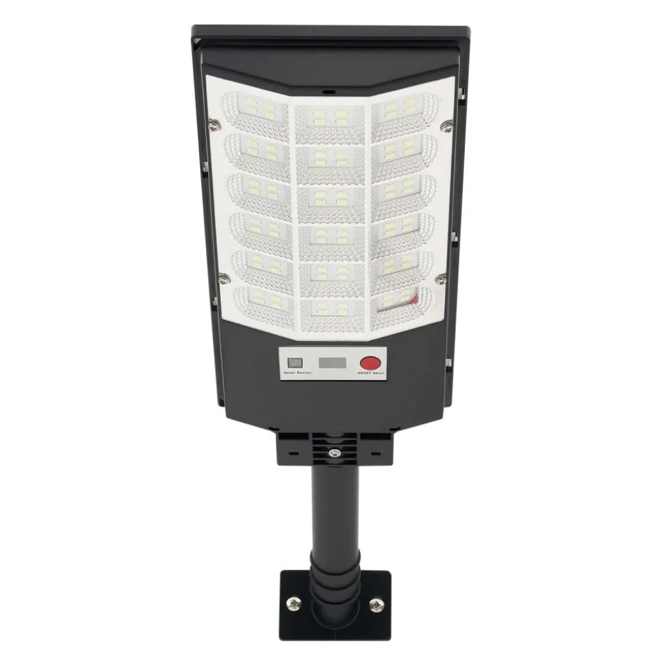 VEVOR 4 Pack 500W Solar Street Lights Outdoor, 50000LM, Commercial Parking Lot Lights Dusk to Dawn, LED Flood Security Lamp with Motion Sensor, IP65 Waterproof Outdoor Lighting, for Driveway Yard