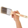 VEVOR Paint Brushes, 12 Piece Angle Paint Brush, Treated Wood Handle, Paint Brush Set for All Latex and Oil Paints & Stains, Wood Stain Brushes for Cabinets, Walls, Fences, Interior & Exterior Use