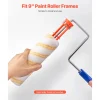 VEVOR Paint Roller Covers, 12 Pack 9 Inch Shedless Roller Covers, 3/8 Inch Nap High Dense Roller Covers for Roller Frame & Paint Roller Kit, Paint Rollers for Painting Walls, House Painting Supplies