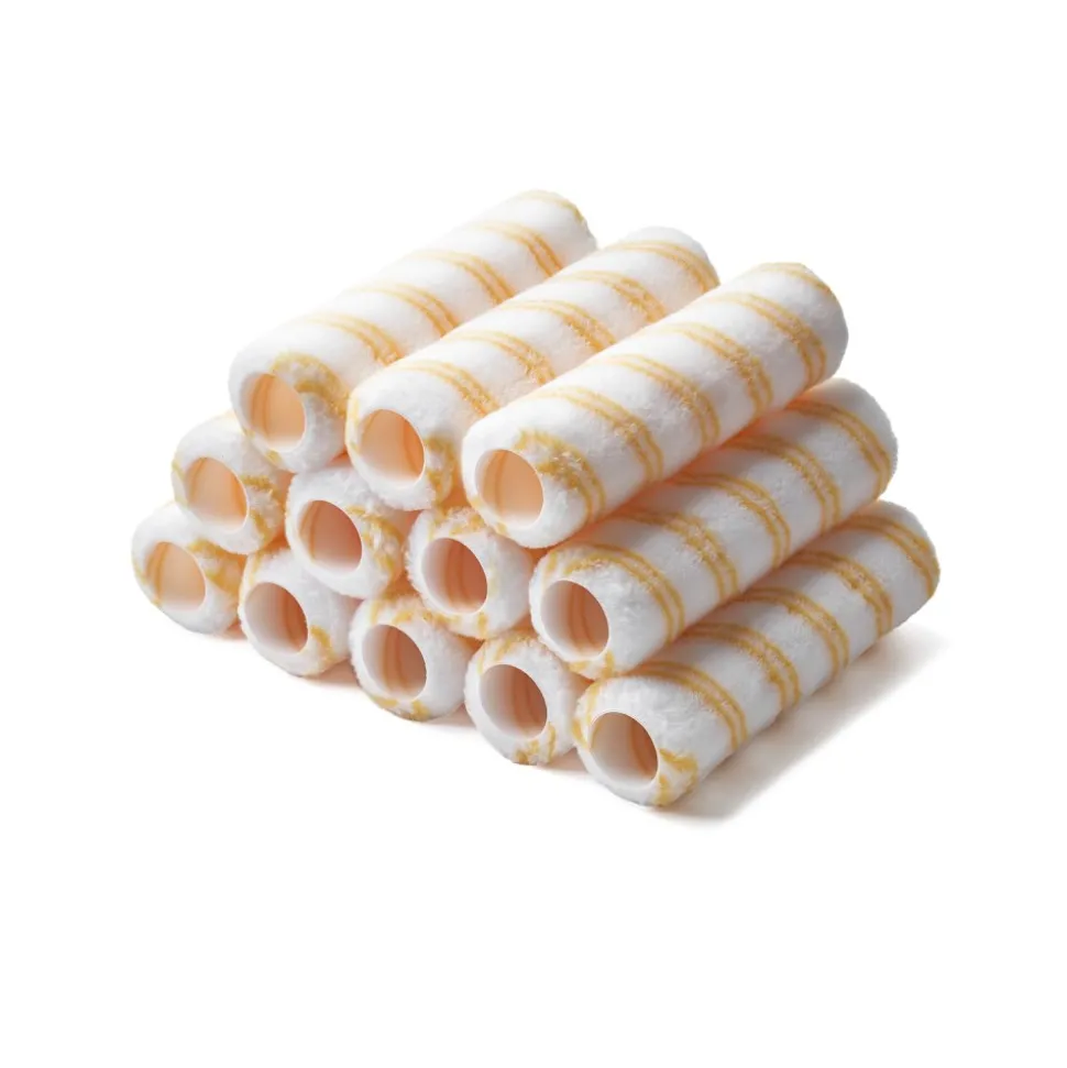 VEVOR Paint Roller Covers, 12 Pack 9 Inch Shedless Roller Covers, 3/8 Inch Nap High Dense Roller Covers for Roller Frame & Paint Roller Kit, Paint Rollers for Painting Walls, House Painting Supplies