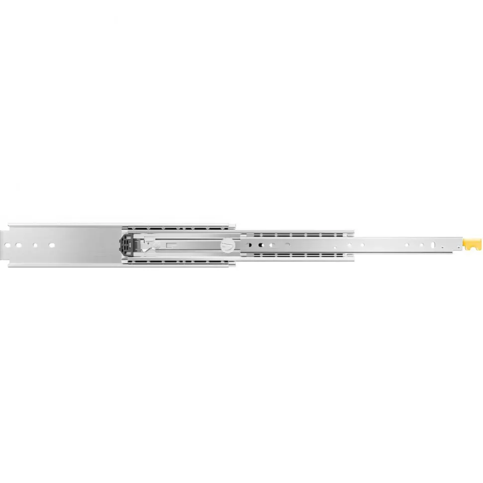 VEVOR 1 Pair Full Extension Drawer Slides 18 20 22 28 30 32 36 38 40 44 48 52 56 60 in, 500 lbs Load Capacity Locking Drawer Slides, Ball Bearing with Lock Side Mount Drawer Slide Rail
