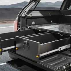 VEVOR 1 Pair Full Extension Drawer Slides 18 20 22 28 30 32 36 38 40 44 48 52 56 60 in, 500 lbs Load Capacity Locking Drawer Slides, Ball Bearing with Lock Side Mount Drawer Slide Rail