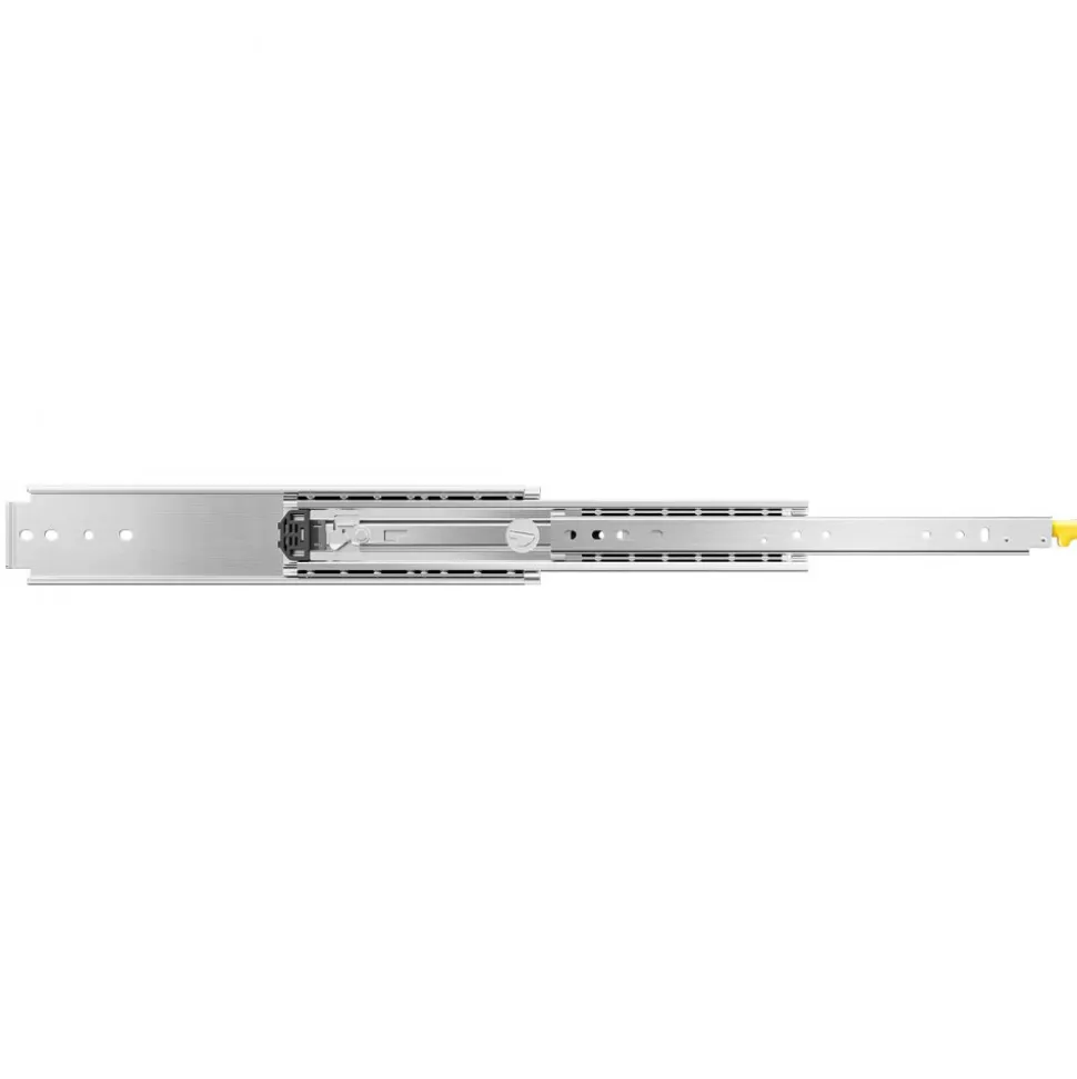 VEVOR 1 Pair Full Extension Drawer Slides 18 20 22 28 30 32 36 38 40 44 48 52 56 60 in, 500 lbs Load Capacity Locking Drawer Slides, Ball Bearing with Lock Side Mount Drawer Slide Rail