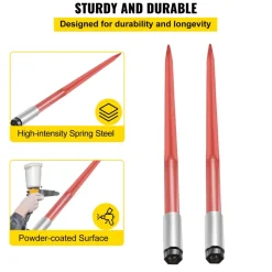 VEVOR Pair Hay Spear 43