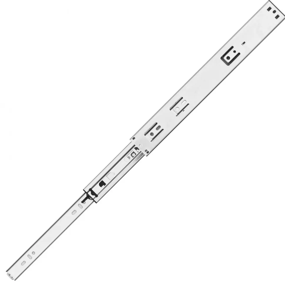 VEVOR 10 Pairs of 16 Inch Drawer Slides Side Mount Rails, Heavy Duty Full Extension Steel Track, Soft-Close Noiseless Guide Glides Cabinet Kitchen Runners with Ball Bearing, 100 Lbs Load Capacity