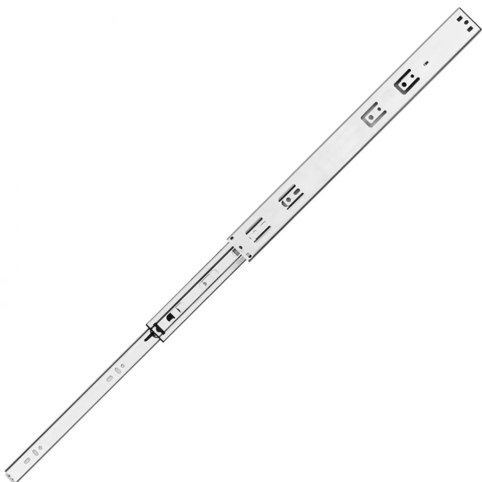 VEVOR 10 Pairs of 18 Inch Drawer Slides Side Mount Rails, Heavy Duty Full Extension Steel Track, Soft-Close Noiseless Guide Glides Cabinet Kitchen Runners with Ball Bearing, 100 Lbs Load Capacity