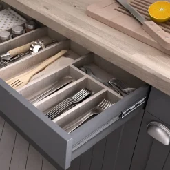 VEVOR 10 Pairs of 14 Inch Drawer Slides Side Mount Rails, Heavy Duty Full Extension Steel Track, Soft-Close Noiseless Guide Glides Cabinet Kitchen Runners with Ball Bearing, 100 Lbs Load Capacity