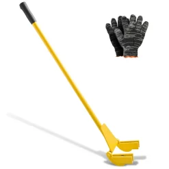 VEVOR Pallet Buster Tool, 41 Inch Carbon Steel Handle Wrecking Pry Bar, 2000 lbs Weight Capacity, Heavy Duty Deck Board Removal Tool, Breaker Bar for Flooring, Framing, Roofing, Trim, Drywall