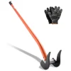 VEVOR Pallet Buster Tool, 44 Inch Carbon Steel Handle Wrecking Pry Bar, 2000 lbs Weight Capacity, Heavy Duty Deck Board Removal Tool, Breaker Bar for Flooring, Framing, Roofing, Trim, Drywall